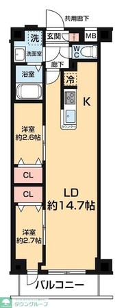 ARCOBALENO DAISHIMAEの物件間取画像